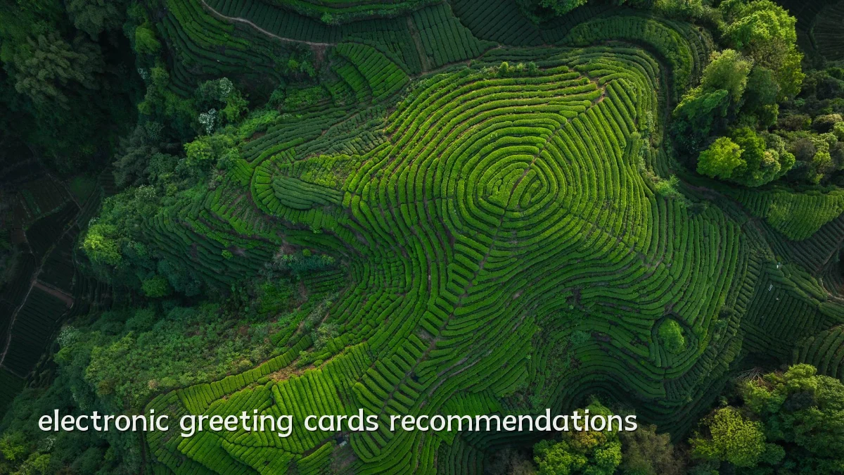 electronic greeting cards recommendations
