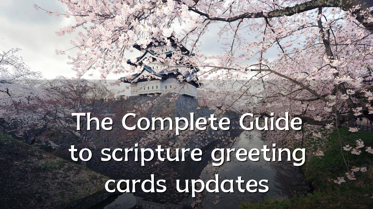 The Complete Guide to scripture greeting cards updates