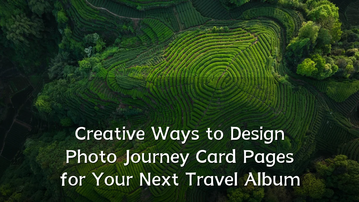 Creative Ways to Design Photo Journey Card Pages for Your Next Travel Album