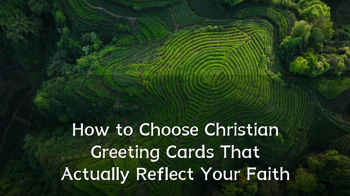 How to Choose Christian Greeting Cards That Actually Reflect Your Faith