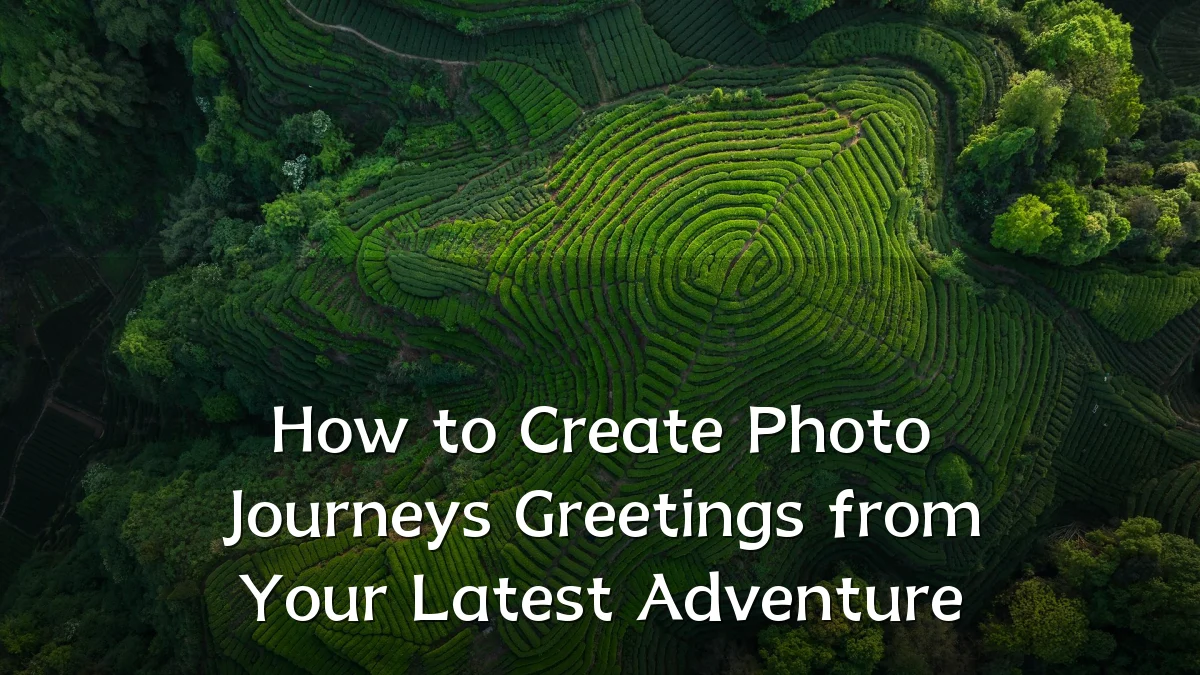 How to Create Photo Journeys Greetings from Your Latest Adventure