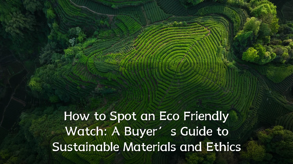 How to Spot an Eco Friendly Watch: A Buyer’s Guide to Sustainable Materials and Ethics