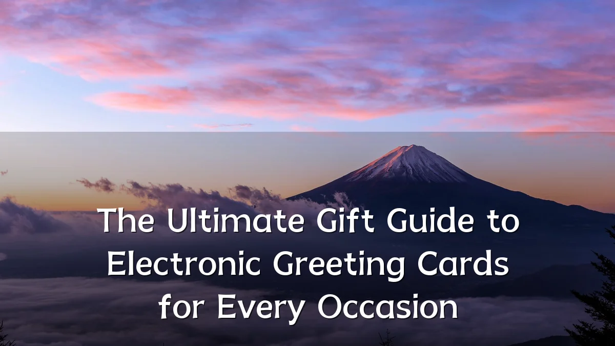 The Ultimate Gift Guide to Electronic Greeting Cards for Every Occasion