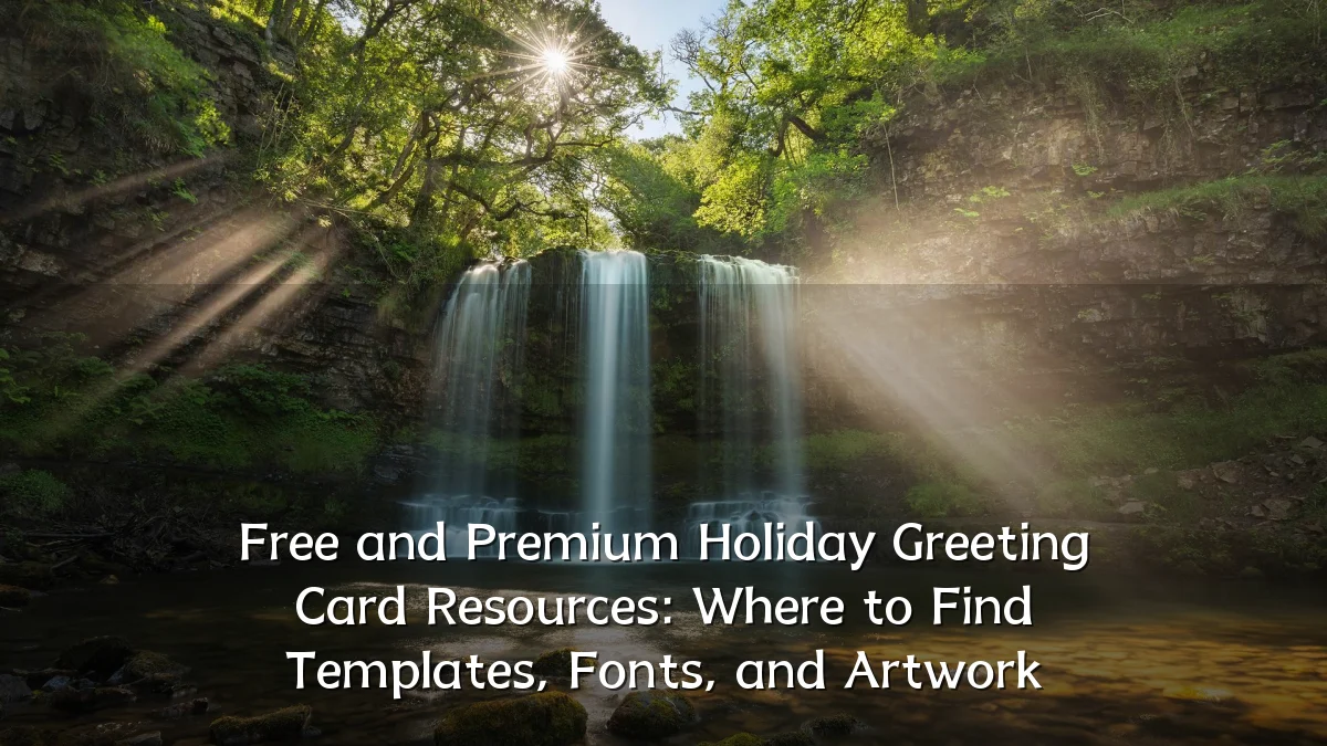 Free and Premium Holiday Greeting Card Resources: Where to Find Templates, Fonts, and Artwork