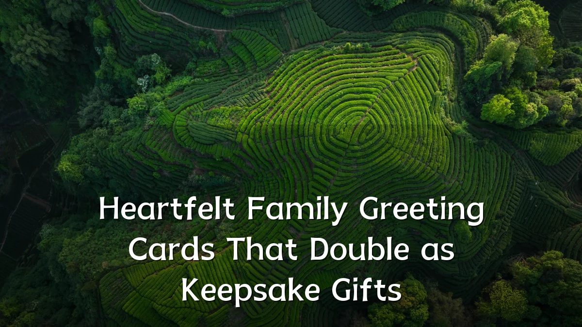 Heartfelt Family Greeting Cards That Double as Keepsake Gifts