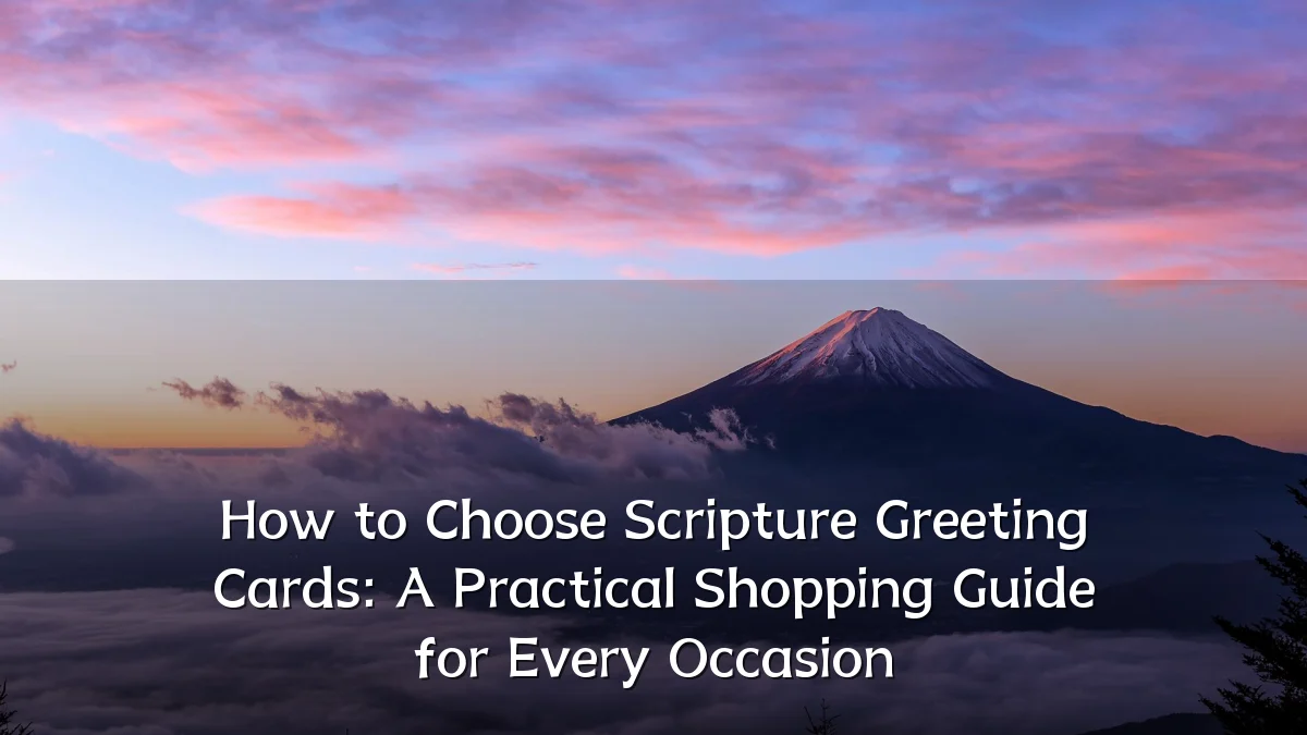 How to Choose Scripture Greeting Cards: A Practical Shopping Guide for Every Occasion