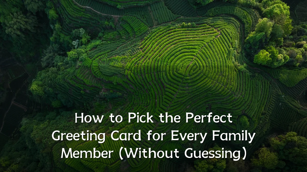 How to Pick the Perfect Greeting Card for Every Family Member (Without Guessing)