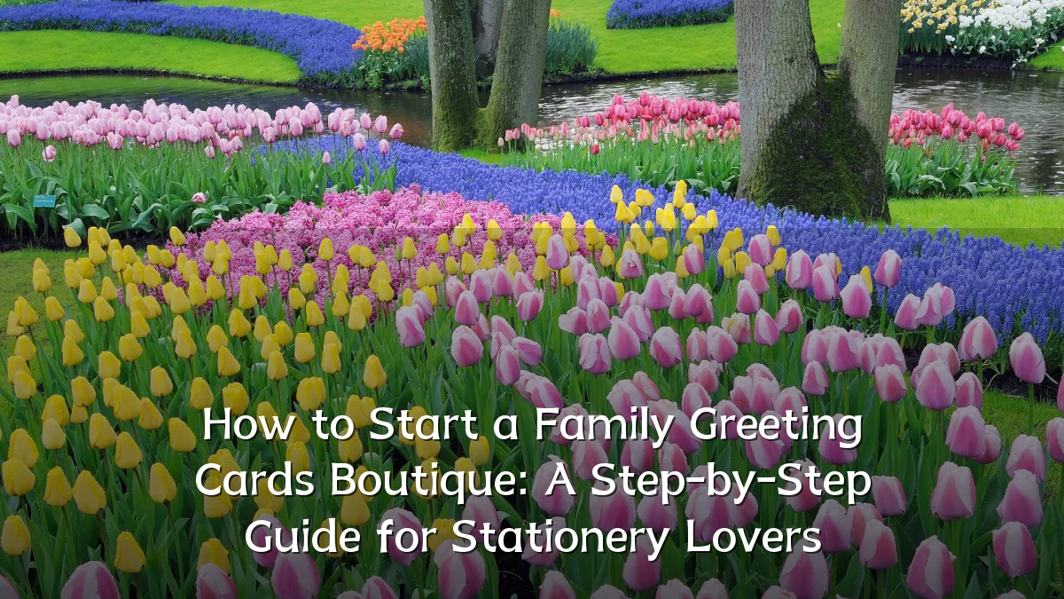 How to Start a Family Greeting Cards Boutique: A Step-by-Step Guide for Stationery Lovers