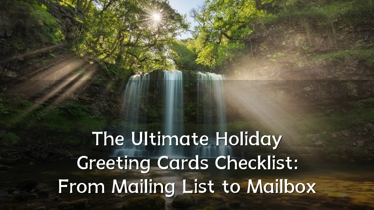The Ultimate Holiday Greeting Cards Checklist: From Mailing List to Mailbox