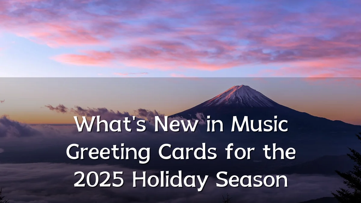 What's New in Music Greeting Cards for the 2025 Holiday Season